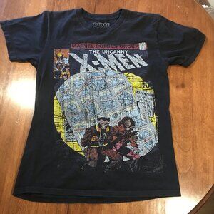 MARVEL The Uncanny X-MEN Tshirt S Cotton Wolverine Cover Graphic